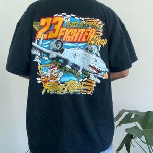 A10 warthog plane flying tigers fighter jet graphic shirt